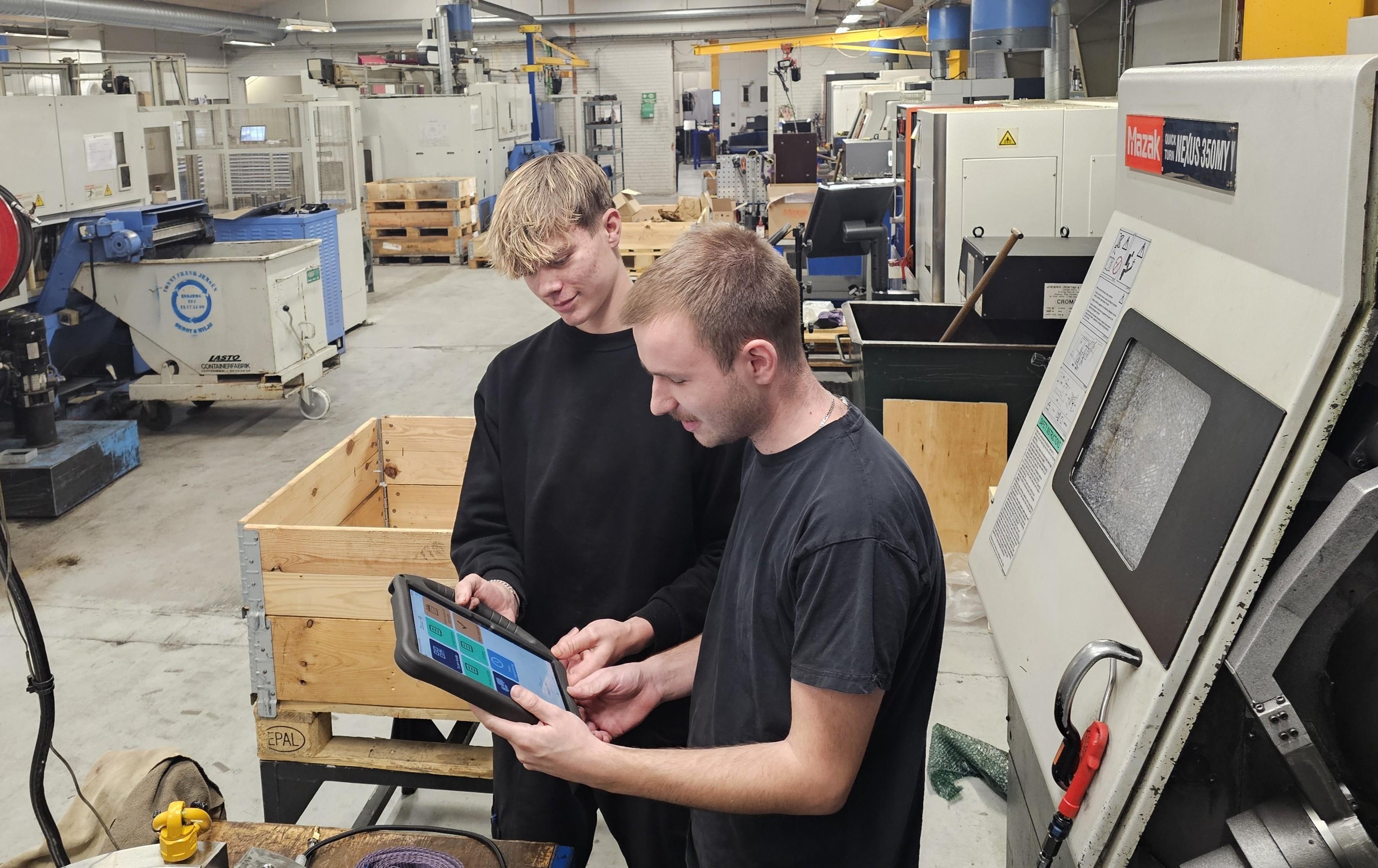 Employees at MK Production.