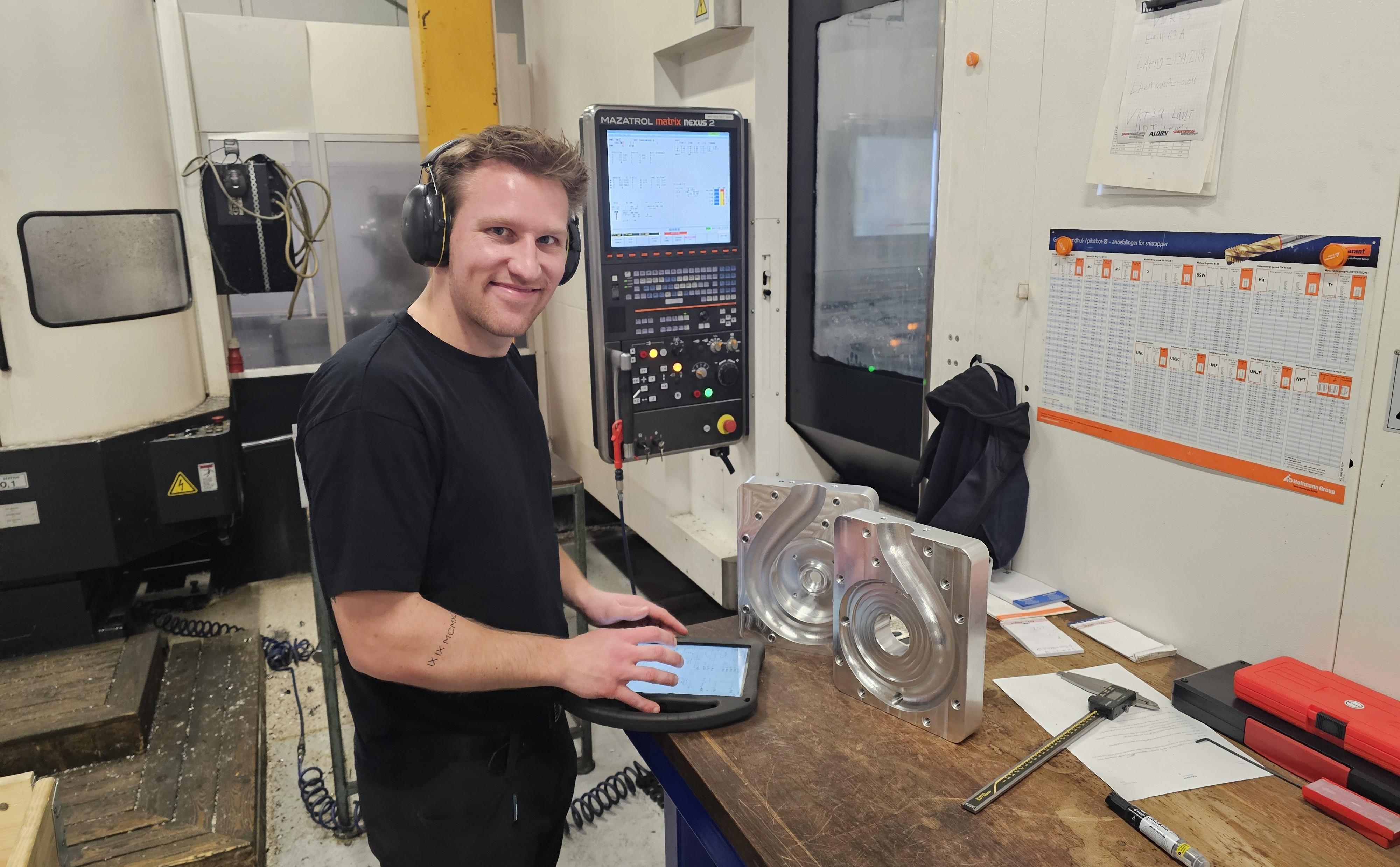 Employee at MK Production.